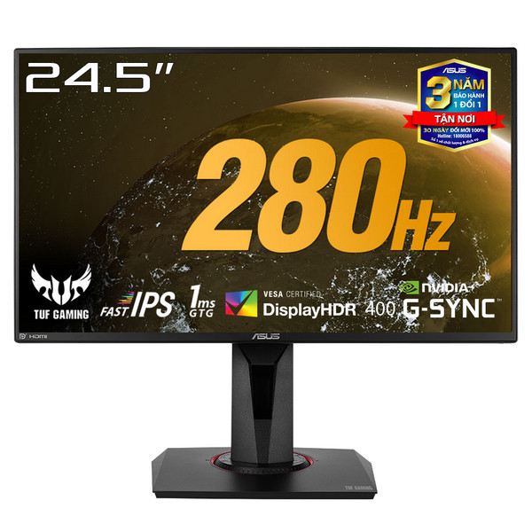 Màn hình Asus TUF Gaming VG259QM (24.5Inch/ Full HD/ 1ms/ 280Hz/ 400cd/m2/ IPS)