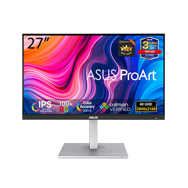 Màn hình đồ họa Asus ProArt PA279CV/J (27Inch/ 4K (3840 x 2160)/ 5ms/ 350cd/m2/ IPS/ Loa/USB-C)