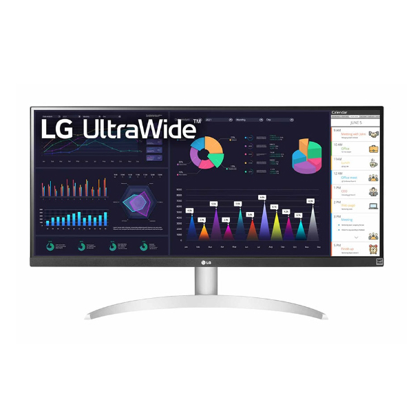 Màn hình ultrawide LG 29WQ600-W Trắng (29.0Inch/ WFHD (2560×1080)/ 5ms/ 100HZ/ IPS/ Tích hợp Loa/ USB Type-C)