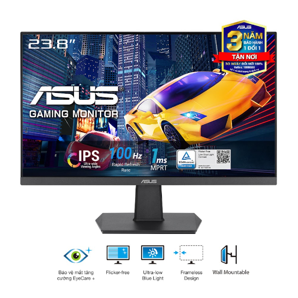 Màn hình Asus VA24EHF (23.8Inch/ Full HD/ 1ms/ 100HZ/ 250cd/m2/ IPS)