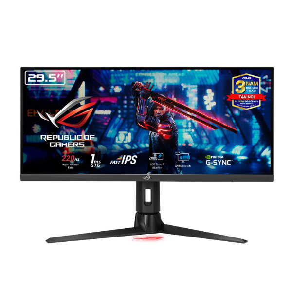 Màn hình gaming Asus ROG Strix XG309CM (29.5Inch/ WFHD (2560×1080)/ 1ms/ 220Hz/ 300 cd/m2/ IPS/ Loa/ USB-C)