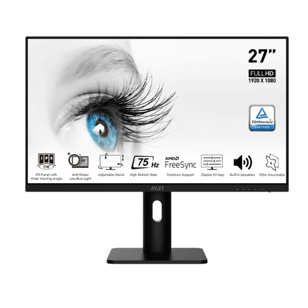 Màn hình MSI PRO MP273P (27.0Inch/ Full HD/ 75HZ/ 250cd/m2/ IPS/ Loa)