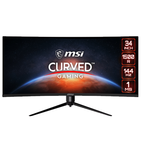 Màn hình cong gaming MSI Optix MAG342CQR (34Inch/ UWQHD (3440×1440)/ 1ms/ 144Hz/ 250cd/m2/ VA)