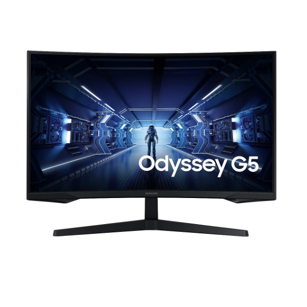 Màn hình cong gaming Samsung Odyssey G5 LC32G55TQBEXXV (32Inch/ 2K (2560×1440)/ 1ms/ 144Hz/ 300 cd/m2/ VA)