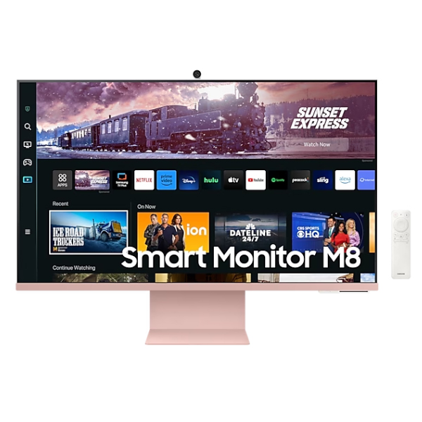 Màn hình thông minh Samsung M8 LS32CM80PUEXXV Hồng (31.5Inch/ 4K (3840 x 2400)/ 4ms/ 60HZ/ 400cd/m2/ VA/ Loa/ Bluetooth/ USB-C /Wifi AC)