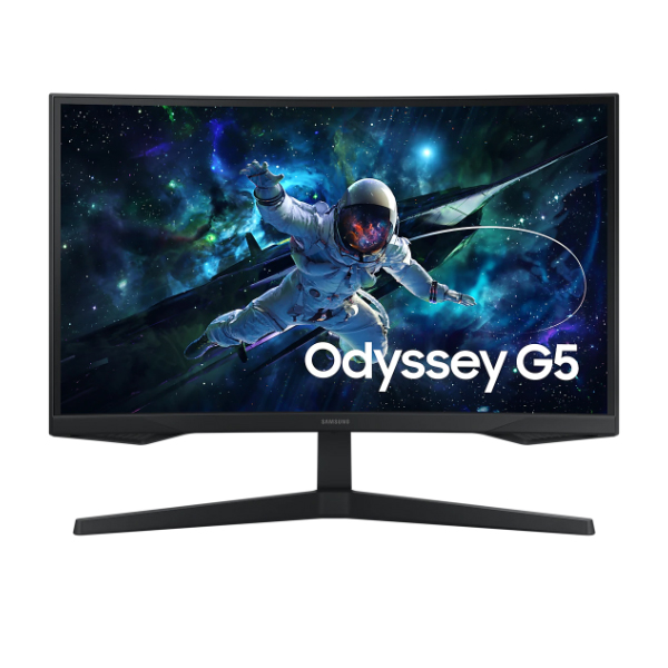 Màn hình cong gaming Samsung Odyssey G5 LS27CG552EEXXV (2K (2560×1440)/ 27.0Inch/ 1ms/ 165Hz/ 300 cd/m2/ VA)