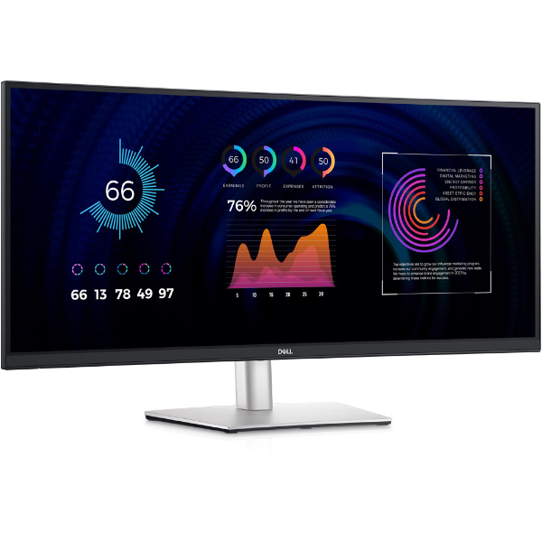 Màn hình cong Dell P3424WE (34Inch/ UWQHD (3440×1440)/ 5ms/ 60HZ/ 300 cd/m2/ IPS/ Lan/USB-C)