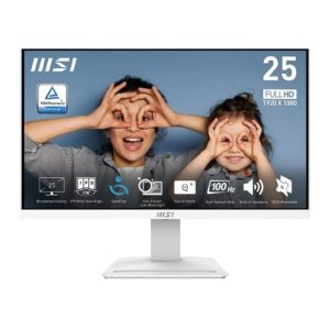 Màn hình MSI PRO MP253W Trắng (24.5Inch/ Full HD/ 1ms/ 100HZ/ 300 cd/m2/ IPS/ Loa)