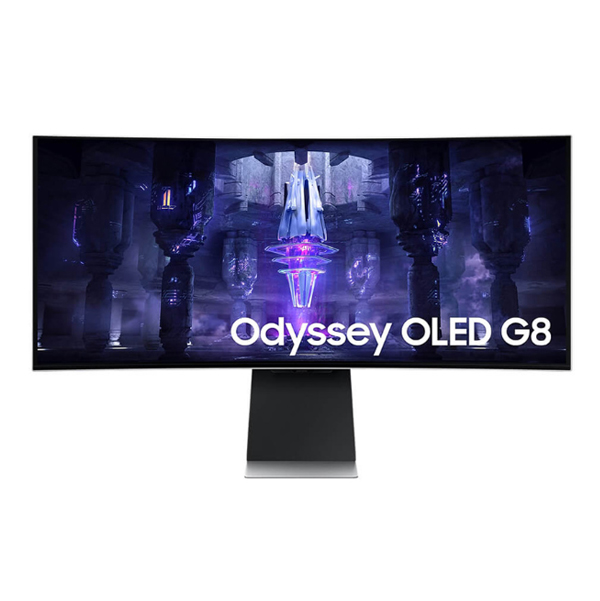 Màn hình cong Samsung Odyssey G8 LS34BG850SEXXV (WQHD (3440×1440)/ 34Inch/ 0,03ms/ 175Hz/ 250cd/m2/ OLED/ Loa/ OLed)