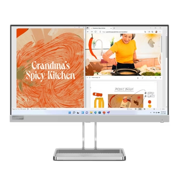 Màn hình Lenovo L25e-40 67ADKAC4VN màu bạc (24.5Inch/ Full HD/ 4ms/ 100HZ/ 250cd/m2/ VA)