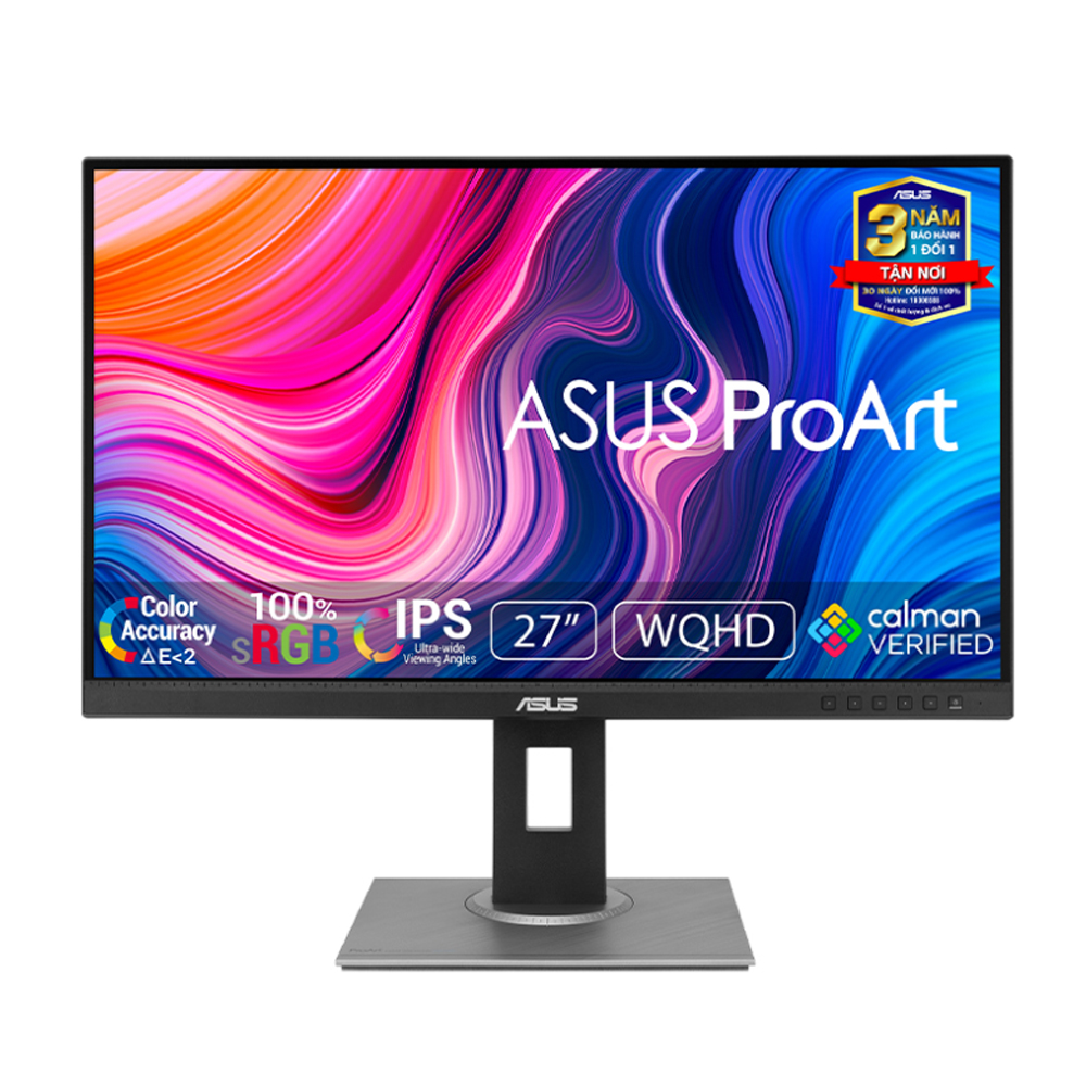 Màn hình đồ họa Asus ProArt PA278QEV (27.0Inch/ 2K (2560×1440)/ 5ms/ 75HZ/ 350cd/m2/ IPS/ Loa)