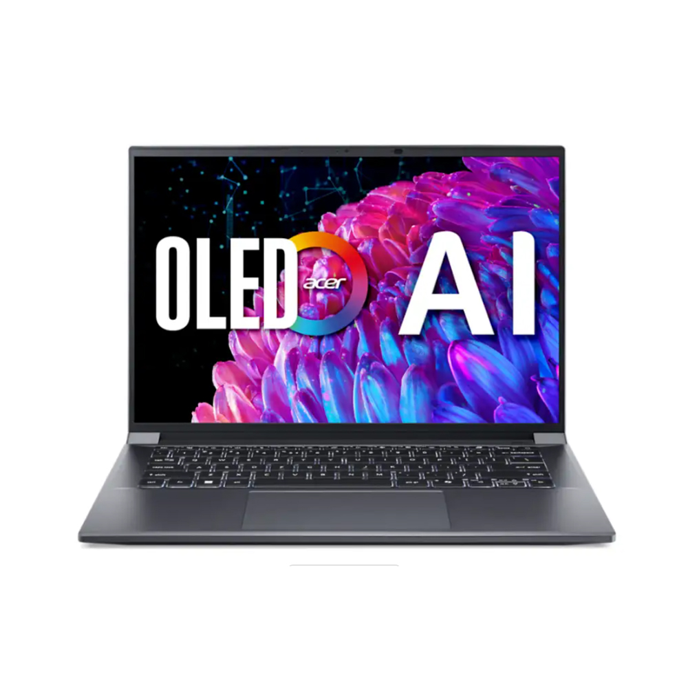 Laptop Acer Swift X 14 OLED SFX14-72G-79UW (Ultra 7 155H/ 32GB/ 1TB SSD/ RTX 4070 8GB/ 14 inch 2.8K/ Win11/ Gray/ Vỏ nhôm/ 1Y)